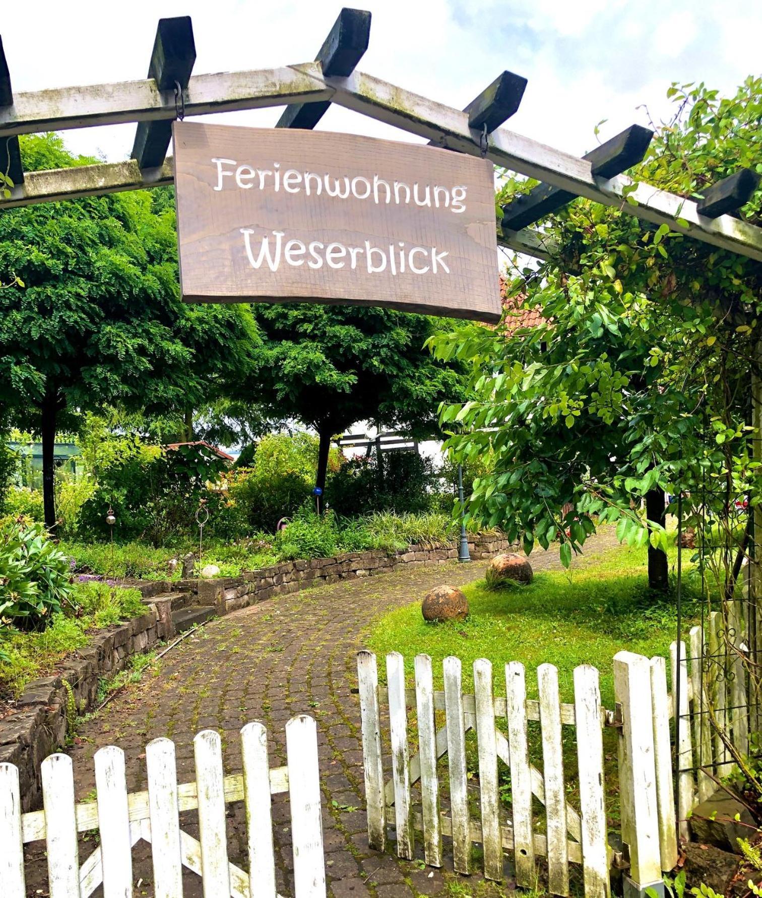 Ferienwohnung Weserblick Polle מראה חיצוני תמונה
